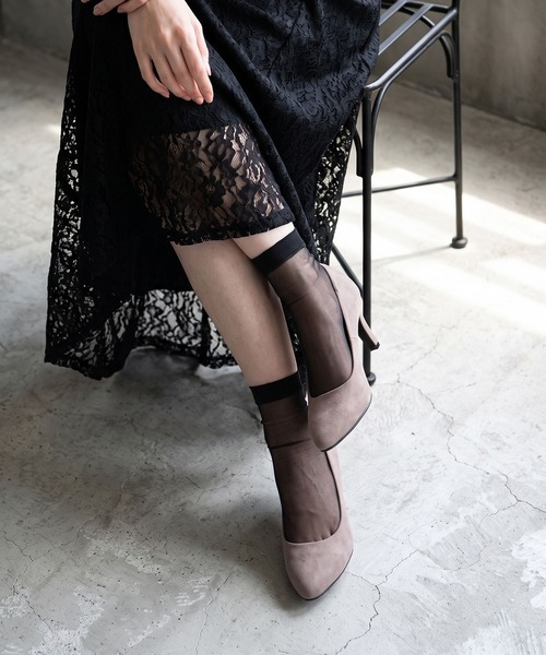 LibertyDoll(リバティードール)の「LIBERTYDOLL 幅広4E ポインテッドトゥ8cmピンヒール 走れる美脚パンプス(パンプス・レディース・ブラック/ベージュ/グレー/ブラック系その他/シルバー系その他/ゴールド系その他/ブラック系その他2/ブラック系その他3・LL/3L/S/L/SS/M)」の6枚目の写真