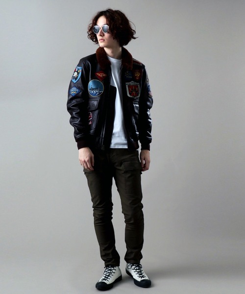 AVIREX（アヴィレックス）の「GOAT G-1 TOP GUN / ゴート G-1 トップガン / AVIREX / アヴィレックス（ミリタリージャケット・メンズ・ブラウン・42/44/40/38/36/46）」の14枚目の写真