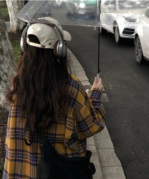 DIAVEL（ディアベル）の「４色展開 チェック柄シャツ（シャツ/ブラウス・レディース・ブルー/ホワイト×ブラック/イエロー/ピンク・M）」の13枚目の写真