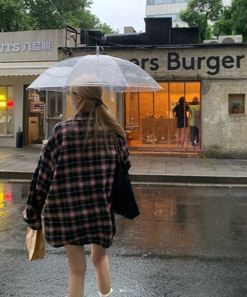 DIAVEL（ディアベル）の「４色展開 チェック柄シャツ（シャツ/ブラウス・レディース・ブルー/ホワイト×ブラック/イエロー/ピンク・M）」の15枚目の写真