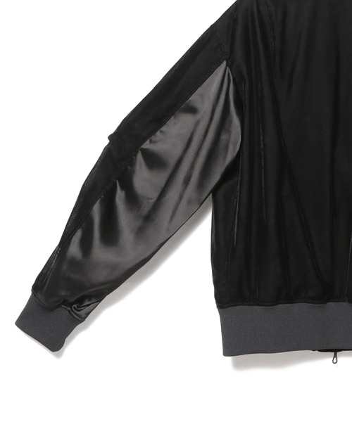 onegravity（ワングラビティ）の「onegravity / シアーベルベットMA-1ブルゾン（MA-1・メンズ・ブラック・LARGE/MEDIUM）」の9枚目の写真