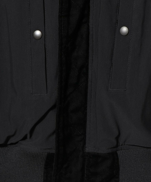 onegravity（ワングラビティ）の「onegravity / シアーベルベットMA-1ブルゾン（MA-1・メンズ・ブラック・LARGE/MEDIUM）」の11枚目の写真