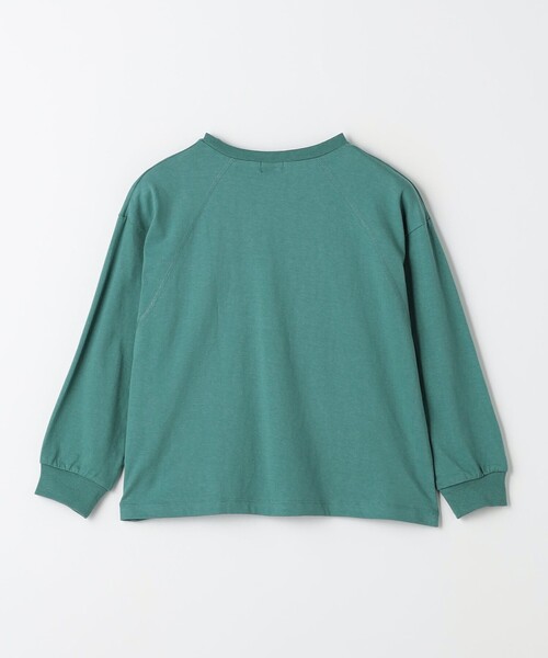 green label relaxing(グリーンレーベルリラクシング)の「TJ 天竺 ポケット ロングスリーブ / キッズ 100cm-130cm(Tシャツ/カットソー・キッズ・ブラック/オレンジ系その他/ケリーグリーン/ベージュ・100cm/130cm/110cm/120cm)」の19枚目の写真