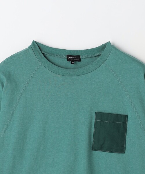 green label relaxing(グリーンレーベルリラクシング)の「TJ 天竺 ポケット ロングスリーブ / キッズ 100cm-130cm(Tシャツ/カットソー・キッズ・ブラック/オレンジ系その他/ケリーグリーン/ベージュ・100cm/130cm/110cm/120cm)」の18枚目の写真
