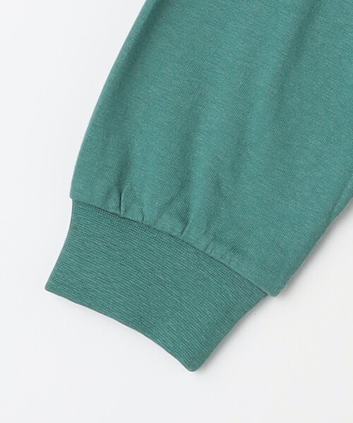 green label relaxing(グリーンレーベルリラクシング)の「TJ 天竺 ポケット ロングスリーブ / キッズ 100cm-130cm(Tシャツ/カットソー・キッズ・ブラック/オレンジ系その他/ケリーグリーン/ベージュ・100cm/130cm/110cm/120cm)」の17枚目の写真