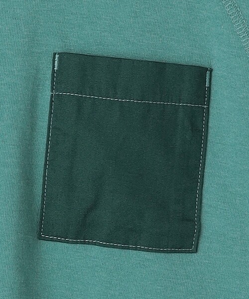 green label relaxing(グリーンレーベルリラクシング)の「TJ 天竺 ポケット ロングスリーブ / キッズ 100cm-130cm(Tシャツ/カットソー・キッズ・ブラック/オレンジ系その他/ケリーグリーン/ベージュ・100cm/130cm/110cm/120cm)」の16枚目の写真