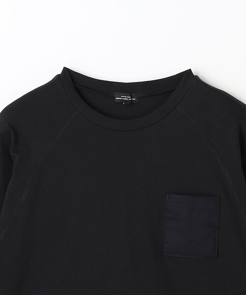 green label relaxing(グリーンレーベルリラクシング)の「TJ 天竺 ポケット ロングスリーブ / キッズ 100cm-130cm(Tシャツ/カットソー・キッズ・ブラック/オレンジ系その他/ケリーグリーン/ベージュ・100cm/130cm/110cm/120cm)」の12枚目の写真