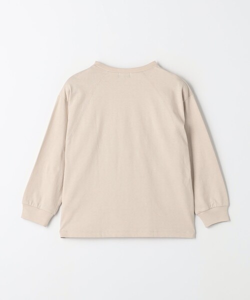 green label relaxing(グリーンレーベルリラクシング)の「TJ 天竺 ポケット ロングスリーブ / キッズ 100cm-130cm(Tシャツ/カットソー・キッズ・ブラック/オレンジ系その他/ケリーグリーン/ベージュ・100cm/130cm/110cm/120cm)」の9枚目の写真