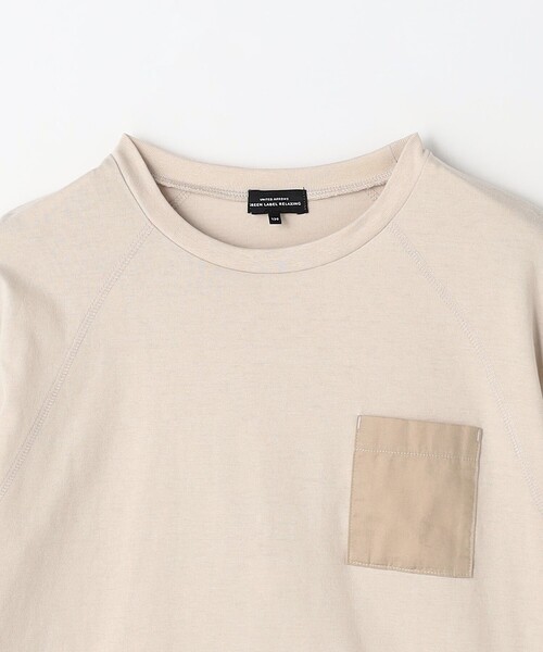 green label relaxing(グリーンレーベルリラクシング)の「TJ 天竺 ポケット ロングスリーブ / キッズ 100cm-130cm(Tシャツ/カットソー・キッズ・ブラック/オレンジ系その他/ケリーグリーン/ベージュ・100cm/130cm/110cm/120cm)」の8枚目の写真