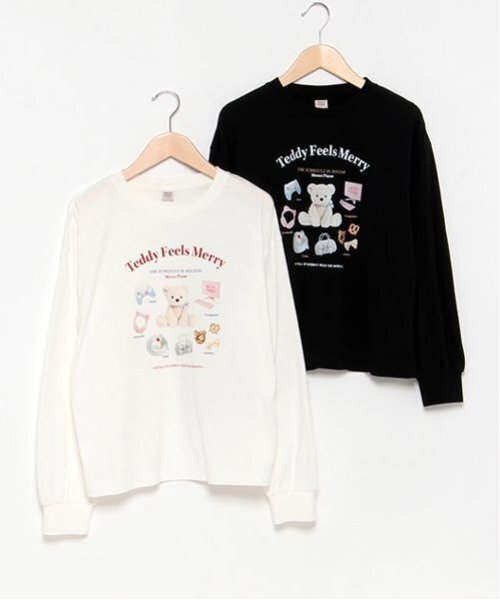 セール】【GOOD PRICE】Teddy Merry長袖Tシャツ（Tシャツ