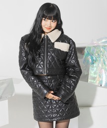 SPIRALGIRL | キルティングボアジャケット(その他アウター)