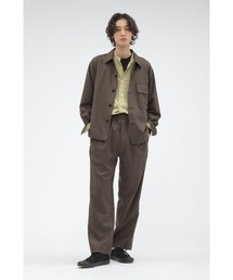 マーガレットハウエル　FINE WOOL FLANNEL パンツスーツ　チェック 公式通販サイトセール マーガレットハウエル FINE WOOL FLANNEL
