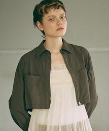 Cropped Shirt Jacket
