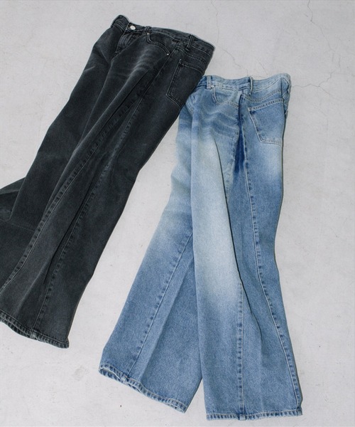 SUWDEE（スーディー）の「L/W denim pt（デニムパンツ・レディース・ブラック・S）」の3枚目の写真