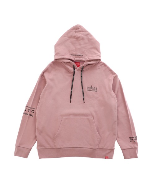 Manhattan Portage（マンハッタンポーテージ）の「Sweat Parka（パーカー・メンズ・ライトグレー/ブラック/ヘザーチャコール/ピンク・LARGE/MEDIUM/SMALL/X-LARGE）」の4枚目の写真