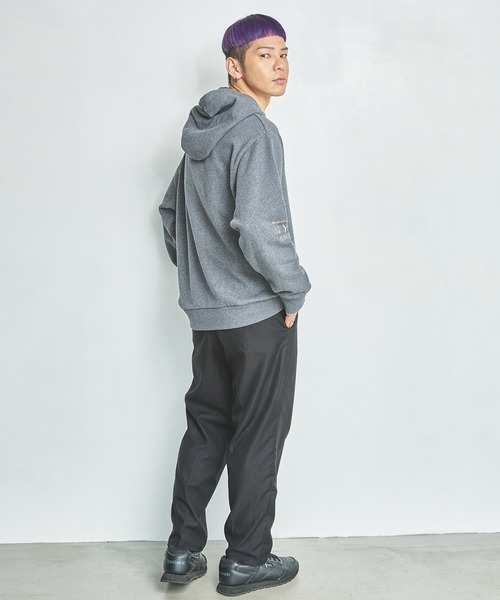 Manhattan Portage（マンハッタンポーテージ）の「Sweat Parka（パーカー・メンズ・ライトグレー/ブラック/ヘザーチャコール/ピンク・LARGE/MEDIUM/SMALL/X-LARGE）」の6枚目の写真