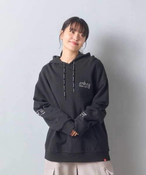 Manhattan Portage（マンハッタンポーテージ）の「Sweat Parka（パーカー・メンズ・ライトグレー/ブラック/ヘザーチャコール/ピンク・LARGE/MEDIUM/SMALL/X-LARGE）」の19枚目の写真