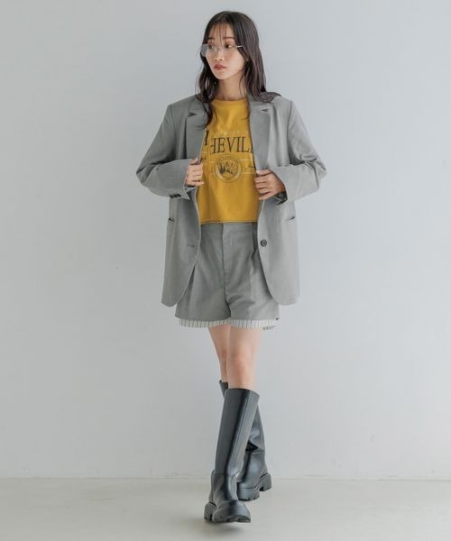 LOWRYS FARM(ローリーズファーム)の「TRショートパンツ 132290(その他パンツ・レディース・ネイビー/グレー・FREE)」の15枚目の写真