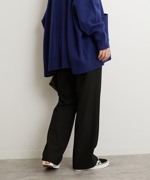 JOURNAL STANDARD relume（ジャーナルスタンダード　レリューム）の「《追加》サーモサキソニー裏起毛パンツ（スラックス・レディース・グレー/ブラック/ネイビー・38/36）」の22枚目の写真