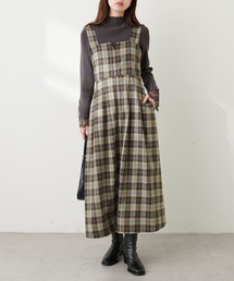 【WEB限定】キーネックタックプリーツジャンスカ