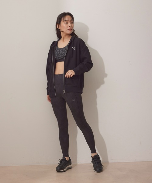 PUMA（プーマ）の「【PUMA】HER フーデッドジャケット（パーカー・レディース・ベージュ/ブラック・L）」の13枚目の写真