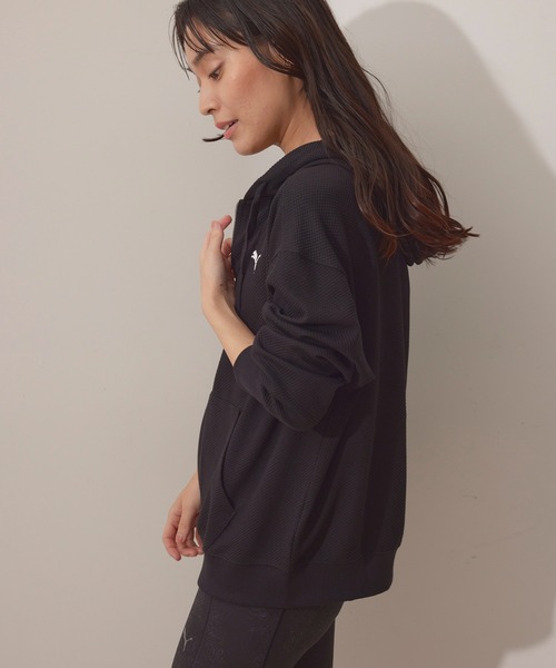 PUMA（プーマ）の「【PUMA】HER フーデッドジャケット（パーカー・レディース・ベージュ/ブラック・L）」の20枚目の写真