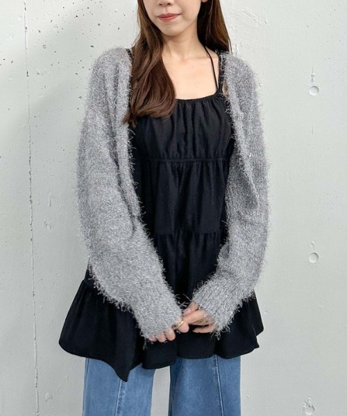 archives(アルシーヴ)の「ティアードミニキャミワンピース(ワンピース・レディース・アイボリー/ブラック/ブラウン・MEDIUM)」の12枚目の写真