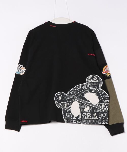 PANDIESTA(パンディエスタ)の「アメリカンダイナーBIGロンT(M2)(Tシャツ/カットソー・メンズ・ブラック・M/XL/L)」の2枚目の写真