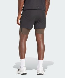 adidas パワー ワークアウト 2-IN-1 ショーツ パワー ワークアウト 2-in-1 ショーツ / ハーフパンツ