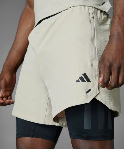 パワー ワークアウト 2-in-1 ショーツ / ハーフパンツ