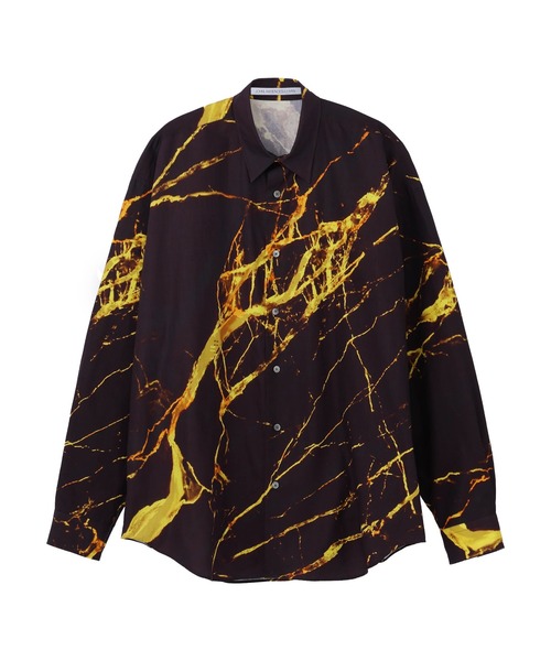 【セール】ALL OVER PRINT OVERSIZED SHIRT（シャツ/ブラウス）｜JOHN LAWRENCE SULLIVAN（ジョンローレンスサリバン）