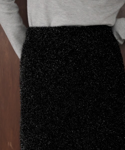 ガラスヤーンニットスカート（スカート）｜hellam（へラム）