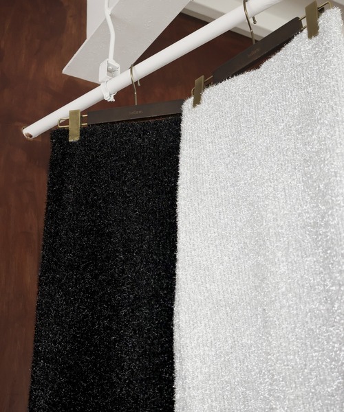 ガラスヤーンニットスカート（スカート）｜hellam（へラム）