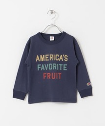 FRUIT OF THE LOOM | FRUIT OF THE LOOM　フロッキープリント長袖Tシャツ(KIDS)(Tシャツ/カットソー)