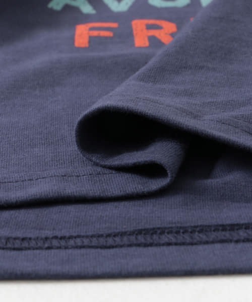 FRUIT OF THE LOOM（フルーツオブザルーム）の「FRUIT OF THE LOOM　フロッキープリント長袖Tシャツ(KIDS)（Tシャツ/カットソー・キッズ・ネイビー/アイボリー・130/120/110/140）」の7枚目の写真