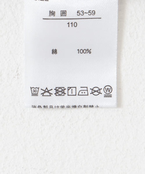 FRUIT OF THE LOOM（フルーツオブザルーム）の「FRUIT OF THE LOOM　フロッキープリント長袖Tシャツ(KIDS)（Tシャツ/カットソー・キッズ・ネイビー/アイボリー・130/120/110/140）」の11枚目の写真