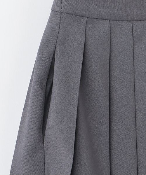 kate spade new york kids(ケイトスペードニューヨーク)の「ガールズ クロスロードプリーツスカート(スカート・キッズ・チャコール/ベージュ・140cm/150cm/160cm)」の17枚目の写真