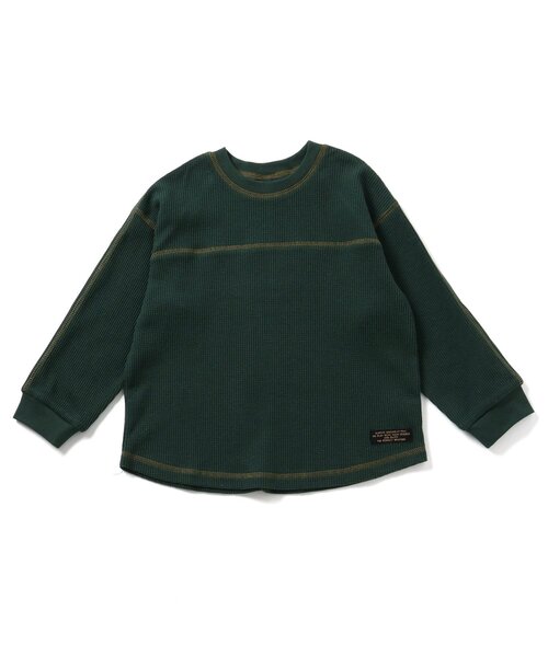 BREEZE(ブリーズ)の「【WEB限定】ワッフル長袖Tシャツ(Tシャツ/カットソー・キッズ・イエロー/ブラック/ブルー/オフホワイト/グリーン/ピンク/その他12/その他11/オレンジ・100/90/150/140/130/120/110)」の21枚目の写真