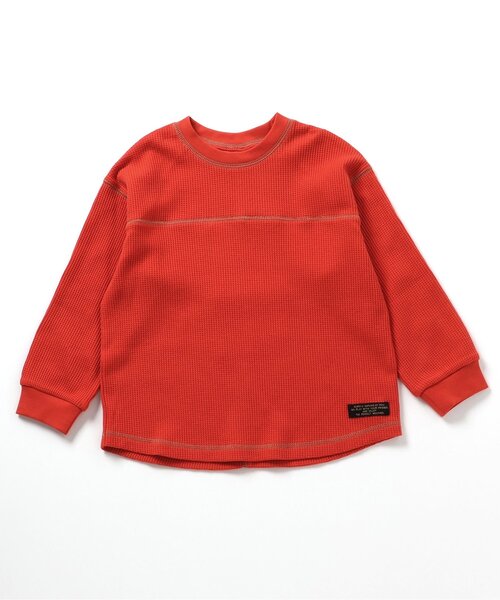 BREEZE(ブリーズ)の「【WEB限定】ワッフル長袖Tシャツ(Tシャツ/カットソー・キッズ・イエロー/ブラック/ブルー/オフホワイト/グリーン/ピンク/その他12/その他11/オレンジ・100/90/150/140/130/120/110)」の22枚目の写真
