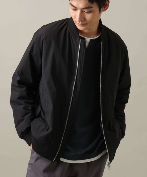 【セール】【軽量】ソロナ中綿リブブルゾン（MA-1）｜a.v.v（アーヴェヴェ）