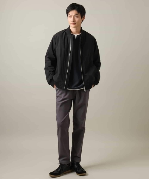 【セール】【軽量】ソロナ中綿リブブルゾン（MA-1）｜a.v.v（アーヴェヴェ）