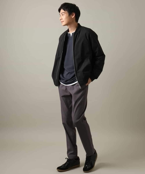 【セール】【軽量】ソロナ中綿リブブルゾン（MA-1）｜a.v.v（アーヴェヴェ）