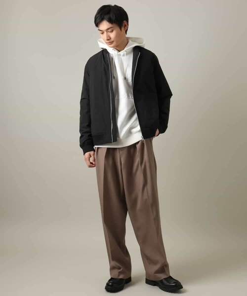 【セール】【軽量】ソロナ中綿リブブルゾン（MA-1）｜a.v.v（アーヴェヴェ）