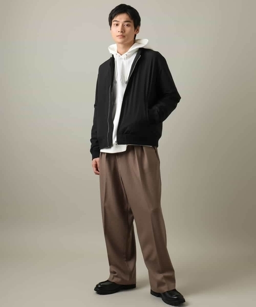 【セール】【軽量】ソロナ中綿リブブルゾン（MA-1）｜a.v.v（アーヴェヴェ）