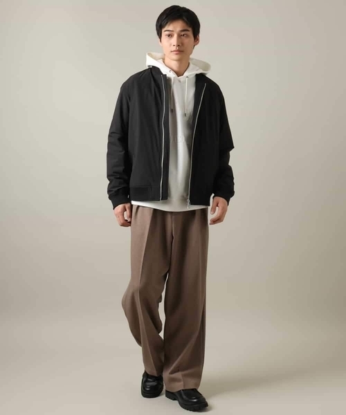 【セール】【軽量】ソロナ中綿リブブルゾン（MA-1）｜a.v.v（アーヴェヴェ）