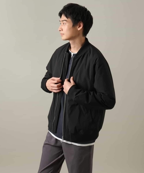 【セール】【軽量】ソロナ中綿リブブルゾン（MA-1）｜a.v.v（アーヴェヴェ）