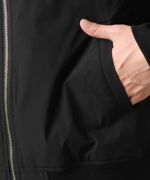 【セール】【軽量】ソロナ中綿リブブルゾン（MA-1）｜a.v.v（アーヴェヴェ）