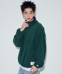 DISCUS | WEGO/【24年秋冬新作】DISCUSフリースハーフジッププルオーバー(スウェット)