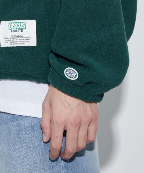 DISCUS（ディスカス）の「WEGO/DISCUSフリースハーフジッププルオーバー（スウェット・メンズ・ブルー/アイボリー/キャメル/グリーン・MEDIUM/LARGE）」の9枚目の写真