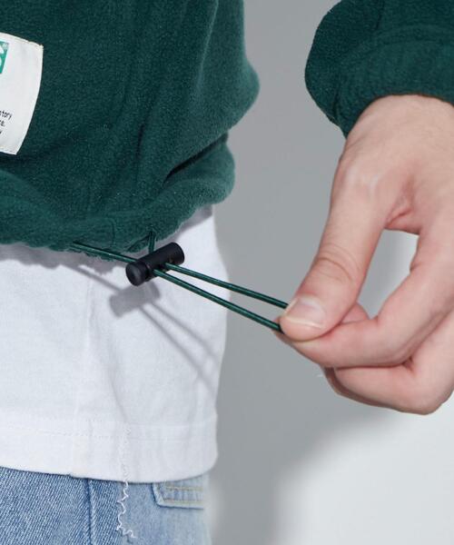 DISCUS（ディスカス）の「WEGO/DISCUSフリースハーフジッププルオーバー（スウェット・メンズ・ブルー/アイボリー/キャメル/グリーン・MEDIUM/LARGE）」の10枚目の写真